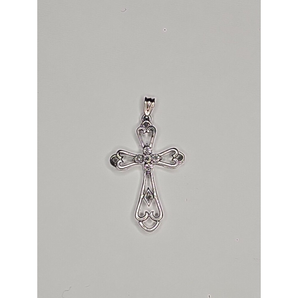 Silver 925 Fashion Cross Crucifex Charm Pendant